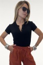 maglia in costina curled
